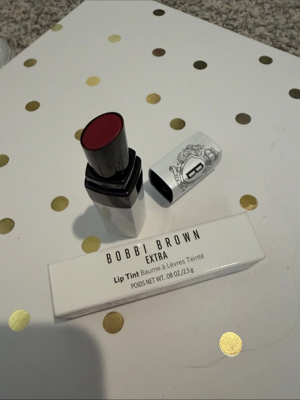 Bobbi Brown Extra Lip Tint - Bare Raspberry - .08 oz/23 g Full Size - New in box